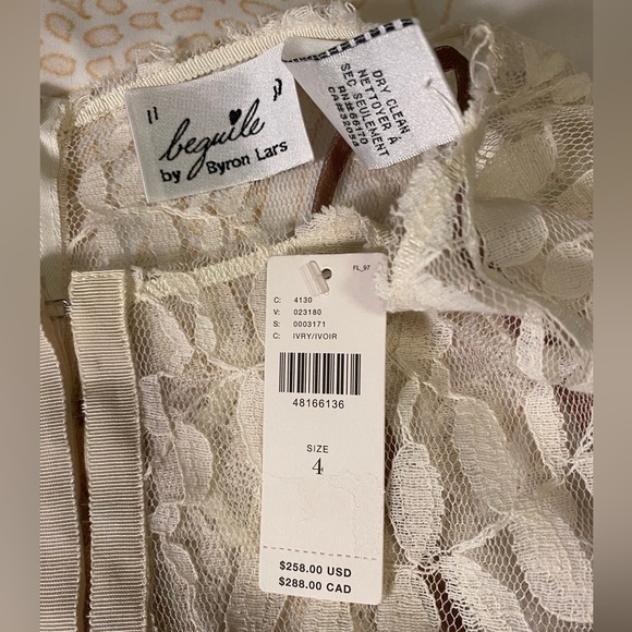 Anthropologie Floral and Lace Sheath Dress - Picture 6 of 7